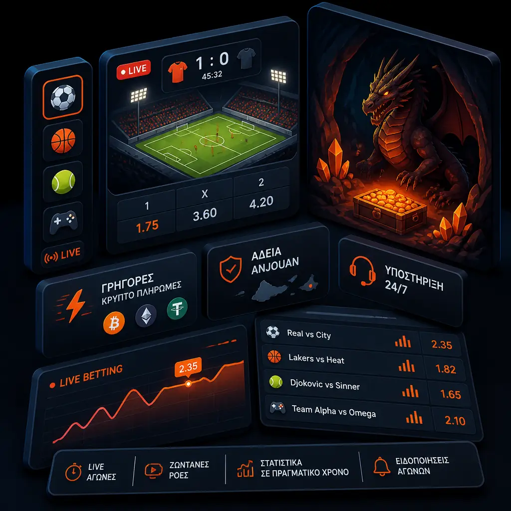 Dragonia Bet — Αθλητικά Στοιχήματα & Live visual guide for Dragonia Casino
